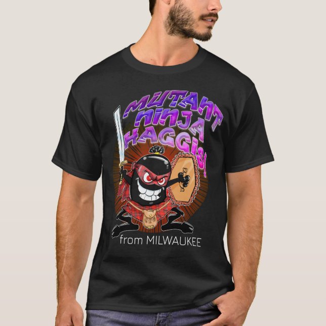 MUTANT NINJA HAGGIS T-Shirt (Front)