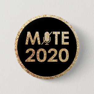 Mute 2020 Funny 6 Cm Round Badge