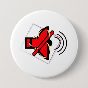 Mute 7.5 Cm Round Badge