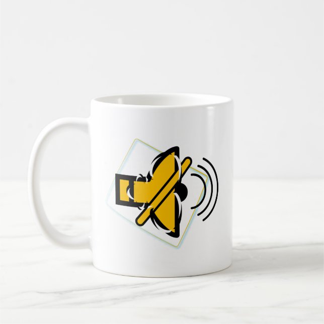 Mute Coffee Mug (Left)