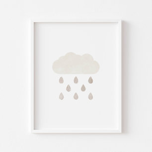 Mute set of 3 rainbow nursery art print