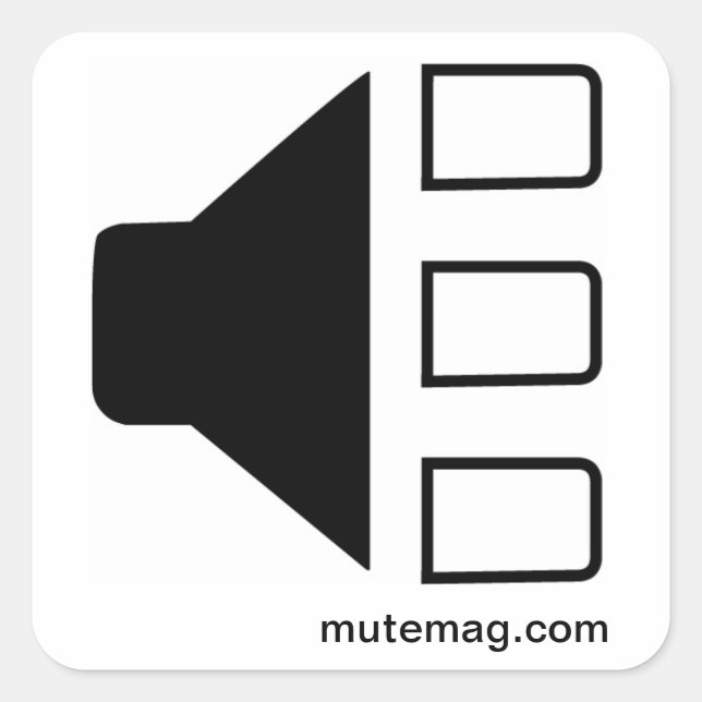 Mute Sticker (Front)