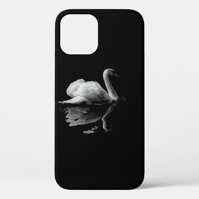 MUTE SWAN IN LOW LIGHT PHOTOGRAPHY Case-Mate iPhone CASE (Back)