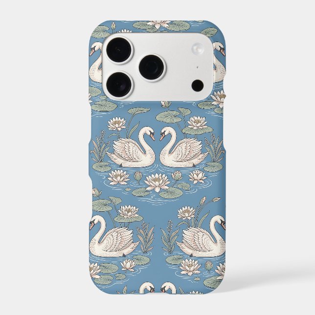Mute Swan iPhone 17 Pro Case Decorative Design (Back)