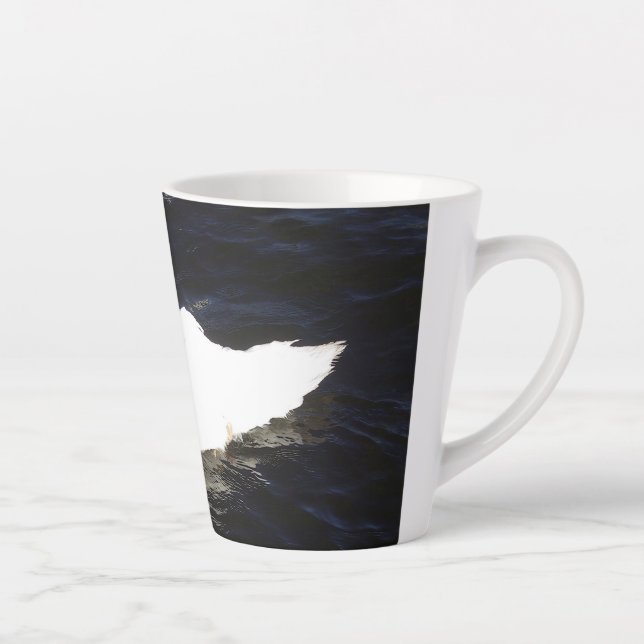 Mute Swan latte mug (Right)