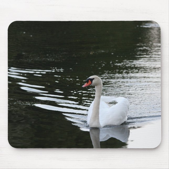 Mute Swan Mouse Pad (Front)