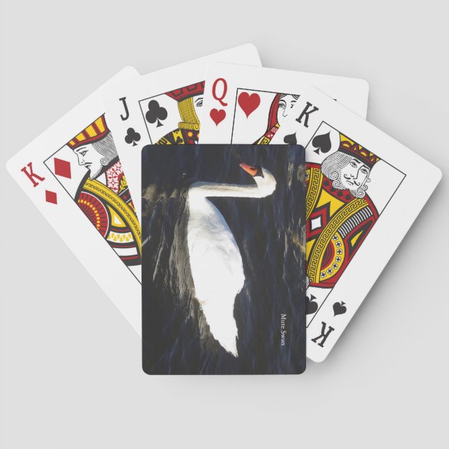 Mute Swan playing cards (Back)