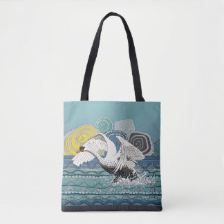 mute swan tote bag