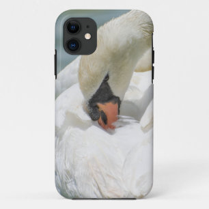 Mute swan white bird closeup Case-Mate iPhone case