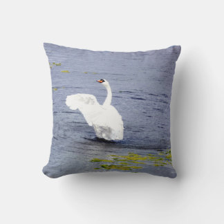 Mute Swan Wings Cushion