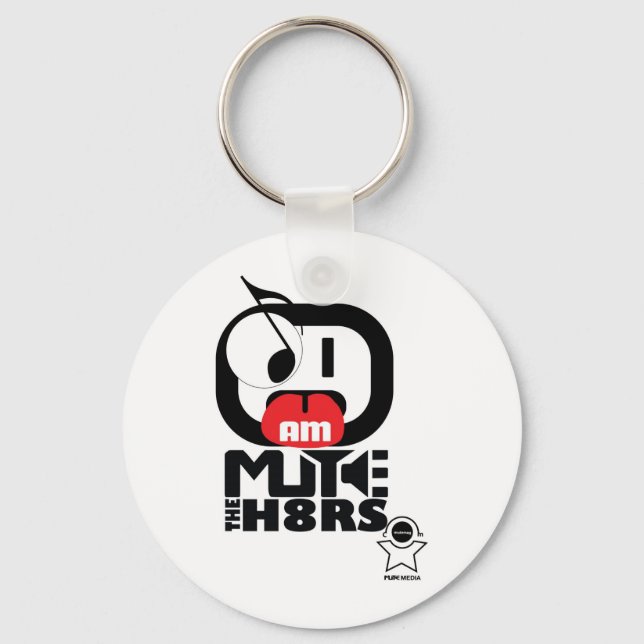 Mute The H8rs Campaign Key Ring (Front)