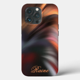 Muted Autumn Personal Name  iPhone 13 Pro Case