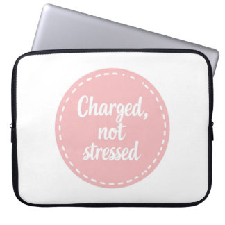 Muted blush and dusty rose AI art Laptop Sleeve