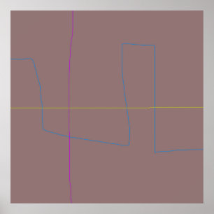 Muted Brown Background Poster