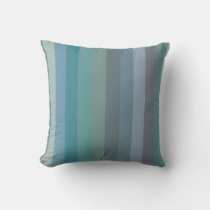 Muted Coastal Blues & Sage Neutrals Cushion