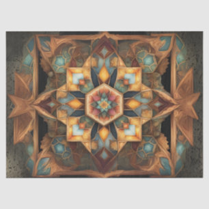  Muted Colour Mandala decoupage Tissue Paper