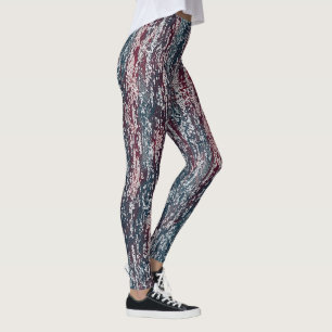 Muted Colour Pattern Leggings