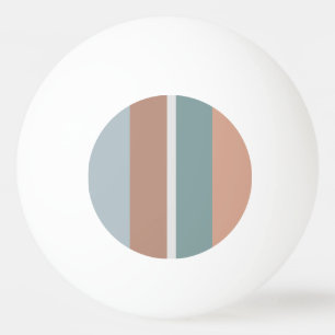 Muted colours stripes ping pong ball