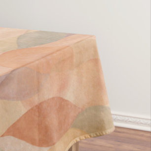 Muted Desert Sunset Abstract Tablecloth