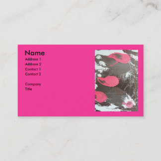 Muted Drip Orbs Business Card