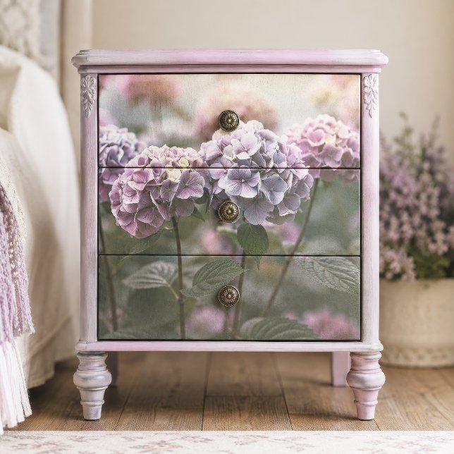 Muted Dusty Lavender Pompom Hydrangea Decoupage Tissue Paper (Creator Uploaded)