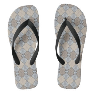 Muted Earth Toned Pattern Jandals