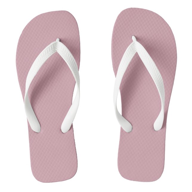 Muted Elegance - Misty Rose Jandals (Footbed)
