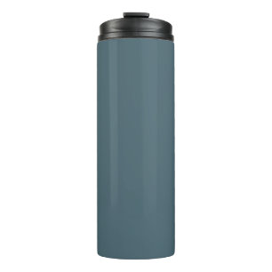 Muted Elegance - Slate Blue  Thermal Tumbler