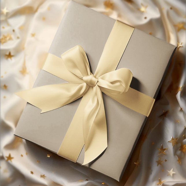 Muted Elegance - Solid Calm Stone  Wrapping Paper (Creator Uploaded)