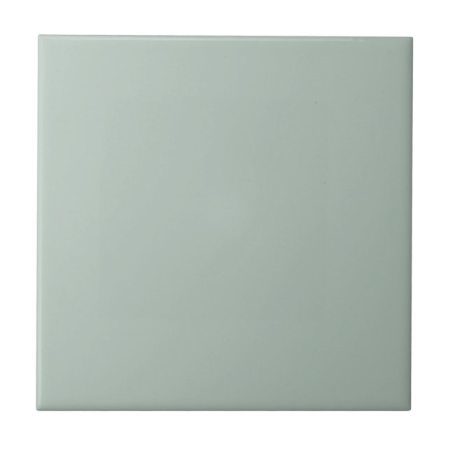 Muted Eucalyptus Green Color Tile (Front)