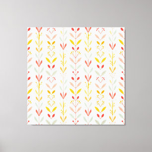 Muted Fall Stripes Canvas Print