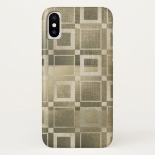 Muted Gold Squares Modern Geometric Glam Case-Mate iPhone Case