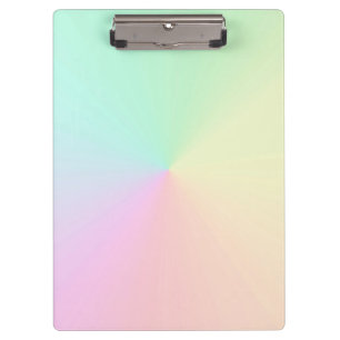 Muted Gradient Ombre Rainbow Pastel Aesthetic   Clipboard