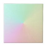 Muted Gradient Ombre Rainbow Pastel Aesthetic  Tile<br><div class="desc">Beautiful digital watercolor pink purple peach yellow blue muted gradient ombre design. Gradient gift. Personalised Gradient gifts. Student dorm room gift in preppy pastel gradient colours.</div>
