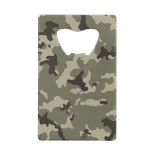 Muted Green Camouflage Slim Wallet Tactical