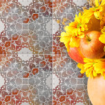 Muted Grey and Bold Red Vintage Geometric Pattern Tile<br><div class="desc">This decorative ceramic tile is a beautiful blend of modern design and traditional patterns. The tile showcases an intricate geometric print, meticulously arranged to create a harmonious visual effect. The design features an array of shapes including circles, squares, and hexagons, each adorned with detailed internal patterns that add complexity and...</div>