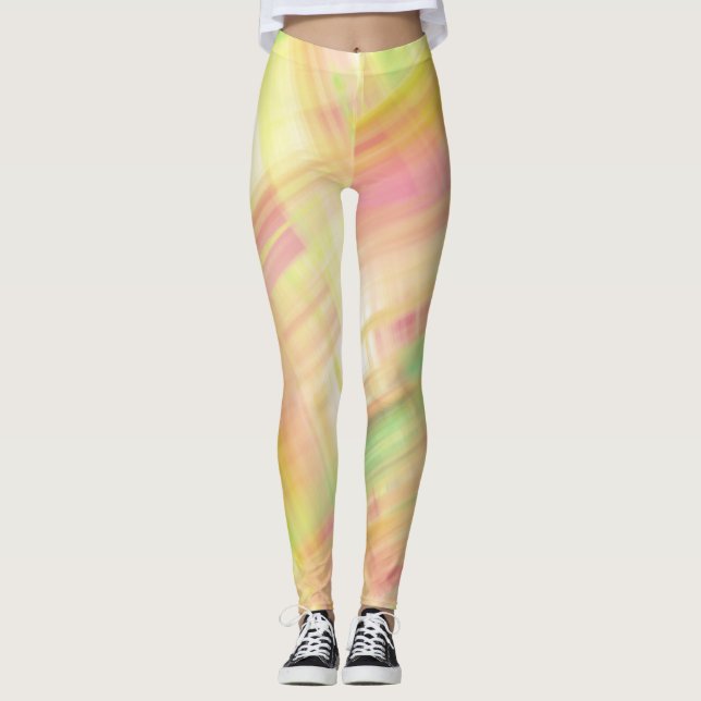 Muted Hints of Melon Leggings (Front)