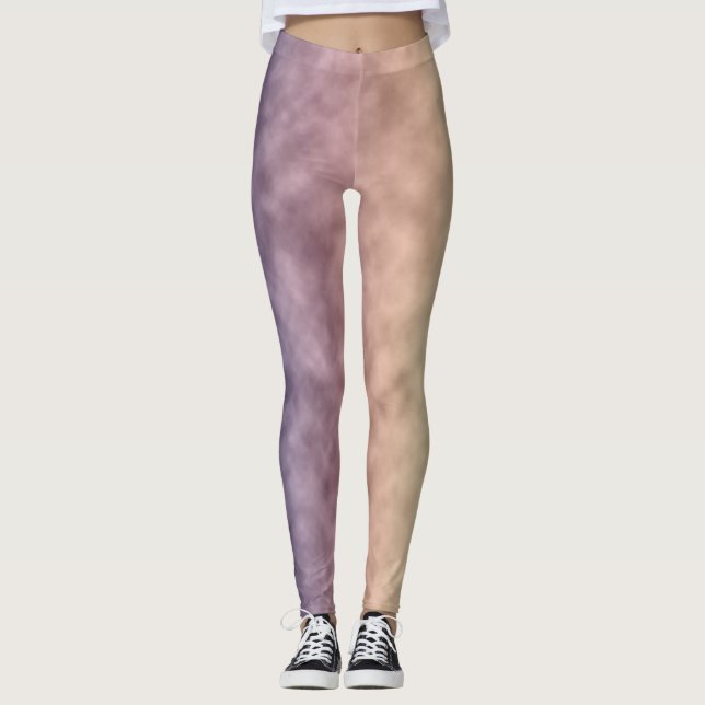 Muted Horizon Weave Leggings (Front)