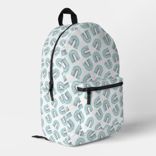 Muted Magic Rainbow Printed Backpack