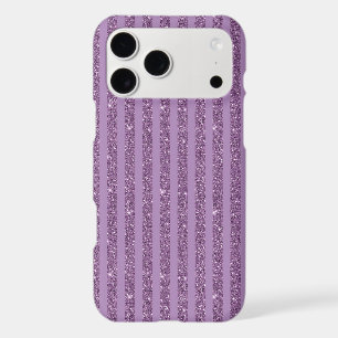 Muted Mulberry Glitter Style Horizontal Stripes