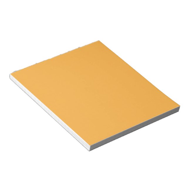Muted Orange Background Texture for Web and Print Notepad (Angled)