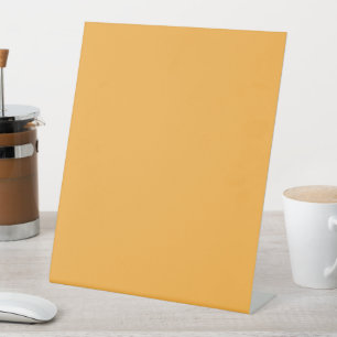 Muted Orange Background Texture for Web and Print Pedestal Sign
