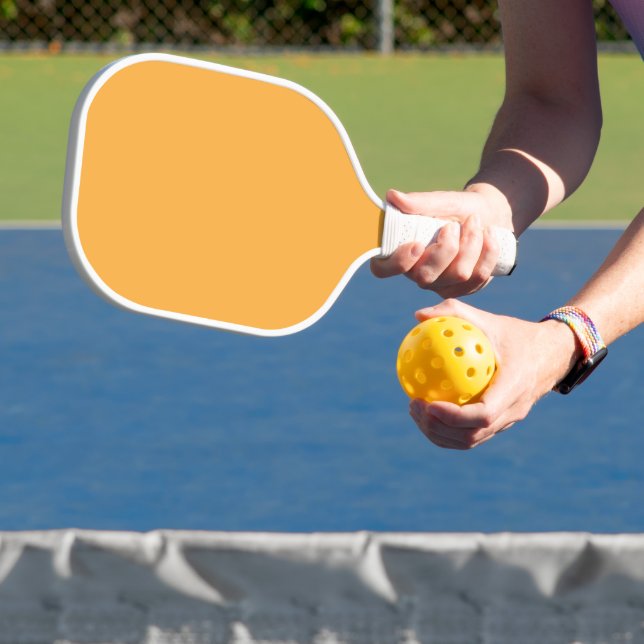 Muted Orange Background Texture for Web and Print Pickleball Paddle (Insitu)