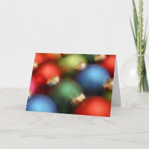 Muted Ornaments - Christmas Card