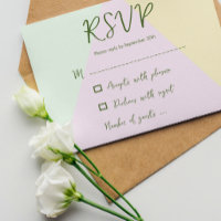 Muted Pastel Geometric Wedding