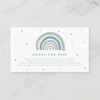 Muted Pastel Rainbow Baby Shower Books