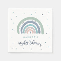 Muted Pastel Rainbow Baby Shower