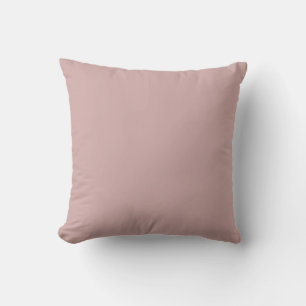 muted pink solid cushion