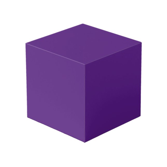 Muted Purple,Rum,Trendy Pink, Cube (Front Angled)