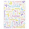 Muted rainbow butterflies custom name Sophia